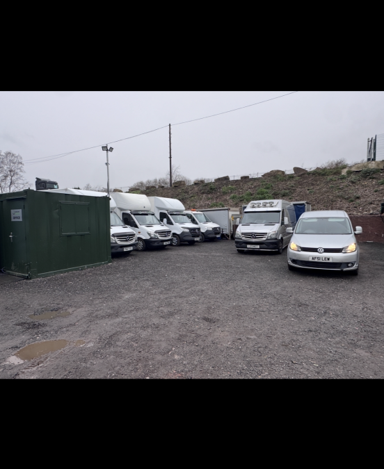 cars parked
