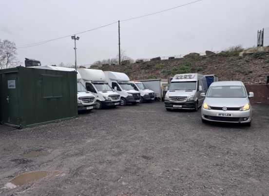 cars parked